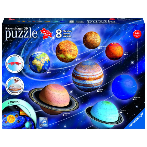 Ravensburger Planetensystem 960 Teile 3D Puzzle