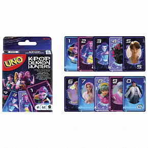 Mattel UNO K-POP: ŁOWCZYNI DEMONÓW Mattel UNO K-POP: ŁOWCZYNI DEMONÓW
