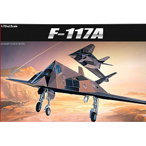Academy Modellbausatz Flugzeug 12475 - F-117A STEALTH FIGHTER/BOMBER (1:72)