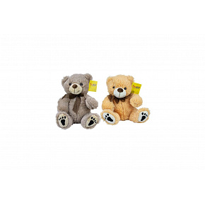Teddies Miś siedzący pluszowy 25cm 2 kolory