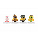 Teddies Zestaw figurek Minionki 4 sztuki Bitty POP! 2cm