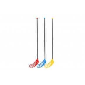 Hokejka florbalová pro praváky hliník/plast 115 cm 3 barvy v sáčku