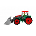 Lena Auto Truxx traktor nakladač s figúrkou plast 35cm 24m+