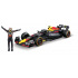 Bburago - RACE Formule F1 s figurkou jezdce, Oracle Red Bull Racing RB19 (2023), 11# Peréz, 1:24