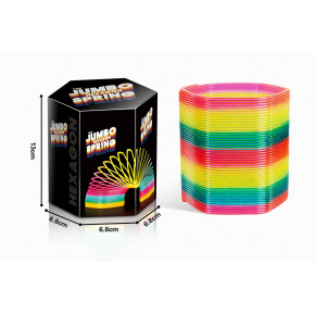 Mac Toys Kolorowa spirala jumbo z brokatem