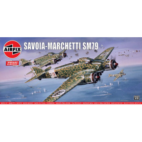 Airfix Classic Kit VINTAGE letadlo A04007V - Savoia-Marchetti SM79 (1:72)