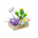 KOCO Stavebnice mini KOCO Květinové aranžmá sukulentů plast 232 dílků v krabičce 11x15x6cm