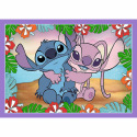 Trefl Puzzle 4v1 Bláznivý den Lilo&Stitch v krabici 28x28x6cm
