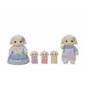 Sylvanian Families 5735 Flora Hasenfamilie mit Drillingen