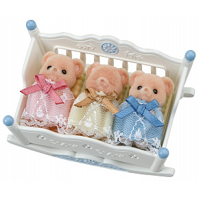 Sylvanian Families 5866 Sušenkoví medvídci trojčata v kolébce