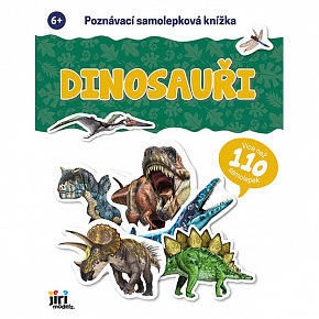 Jiri Models Poznávacia samolepková knižka Dinosaury