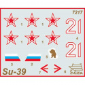 Zvezda Modellbausatz Flugzeug 7217 - Suchoi SU-39 (1:72)