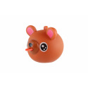 Teddies Zvířátko pískací s jazykem gumové 6cm 6 druhů