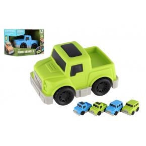 Teddies Auto mini plast 9cm na setrvačník 4 druhy