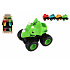 Teddies Off-Road Geländewagen Dinosaurier 9,5x11cm mit Schwungrad 4 Arten 8 Stück im Karton