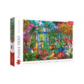 Trefl Puzzle Tajná zahrada 85x58cm 1500 dílků v krabici 40x27x6cm