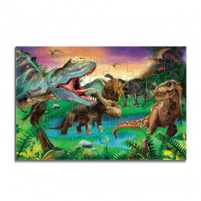 Rappa Puzzle s dinosaurami maxi- 54 dielov 87 x 58 cm