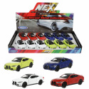 Teddies Auto Welly BMW M4 Metall/Kunststoff 12cm 4 Farben mit Rückziehmotor
