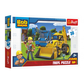 Trefl Puzzle Trefl Bořek Builder 27x20cm 30 sztuk w pudełku 21x14x4cm