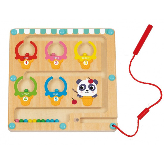 Rappa 2Kids Toys Magnetická hra Natoč zmrzlinu