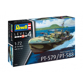 Revell Plastic ModelKit Ship 05165 - Patrolowa łódź torpedowa PT-588/PT-579 (1:72)