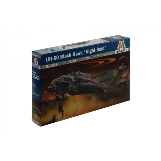 Italeri Modellbausatz Hubschrauber 1328 - UH-60/MH-60 BLACK HAWK "NIGHT RAID" (1:72)