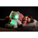 Teddies Träumer Bär weiß Plüsch 40cm mit Batterien mit Licht und Ton im Beutel