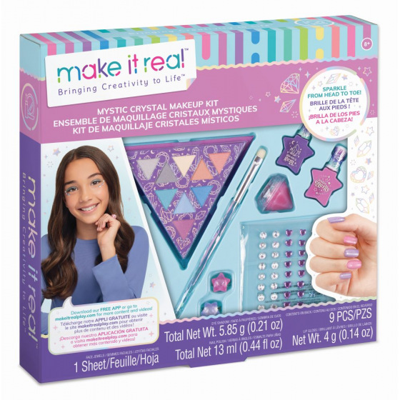 Make it Real Lidschatten-Palette mit Nagellacken Mystic Crystal