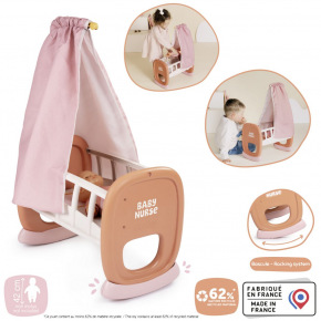 Smoby BN Wiege mit Baldachin für Puppen Smoby BN Wiege mit Baldachin für Puppen