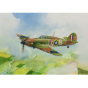 Zvezda Wargames (WWII) letadlo 6173 - British Fighter "Hurricane Mk-1" (1:144)