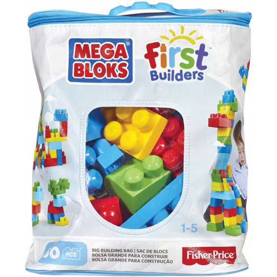 Mega Bloks Big Building Bag Boys kostky na stavění
