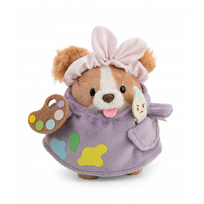 NICI plyš MyMochi Kokršpaniel Brushy 8 cm so štetcom a kostýmom maliara, darčekové balenie NICI plyš MyMochi Kokršpaniel Brushy 8 cm so štetcom a kostýmom maliara, darčekové balenie