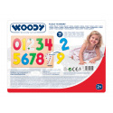 Woody Puzzle na desce číslice s beruškam