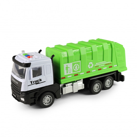 Rappa Auto Müllwagen mit Licht und Sound