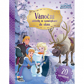 Jiri Models Vánoční aktivity se samolepkami do oken FROZEN - Ledové království