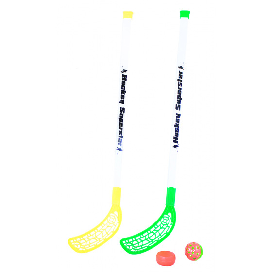 Rappa Hokejky florbalové s míčkem a pukem 80 cm