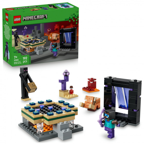 LEGO Minecraft 21584 Cesta portálem do Netheru a Endu