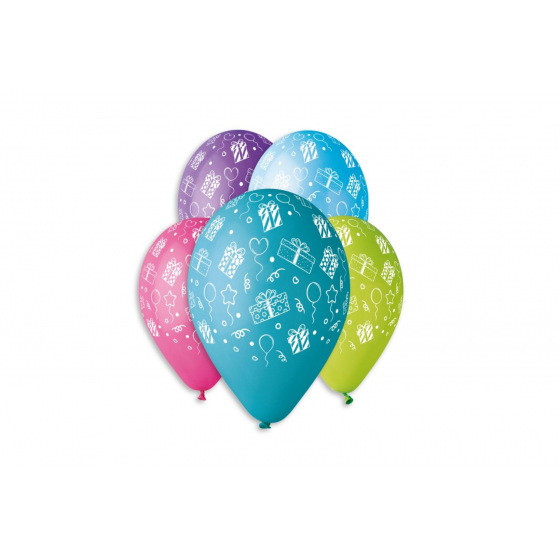 Smart Balloons Balonek/Balonky nafukovací s potiskem 13'' průměr 33cm v sáčku