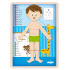 Woody Puzzle "Lidské tělo" - Kluk SK