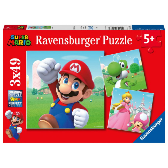 Ravensburger Super Mario 3x49 dílků