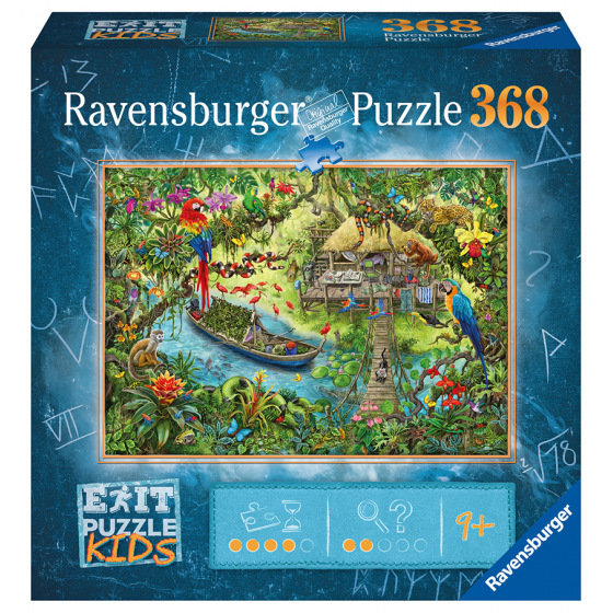 Ravensburger Exit KIDS Puzzle: Džungle 368 dílků