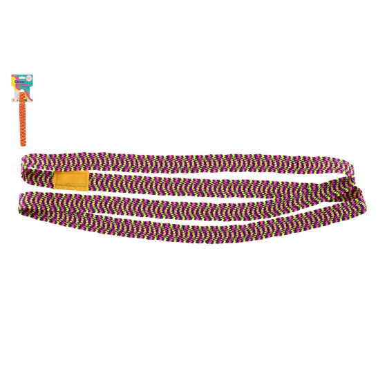 Skákací guma 100cm 2 barvy na kartě 10,5x15cm