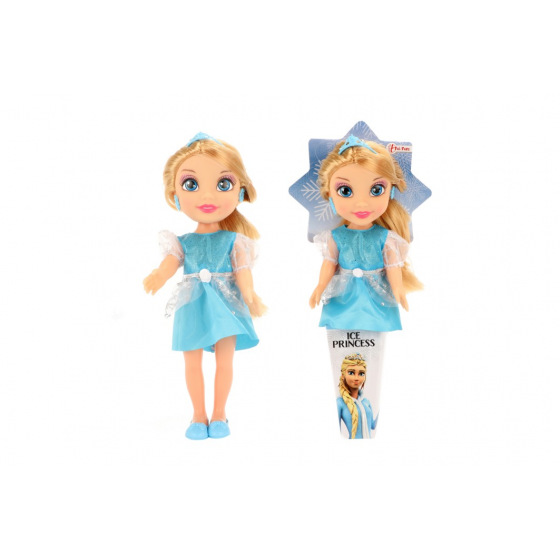 Teddies Puppe Eiskönigin Kunststoff 31cm im Kegel