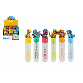 Teddies Bublifuk dinosaurus 15cm 6 druhů 24ks v boxu Teddies Bublifuk dinosaurus 15cm 6 druhů 24ks v boxu