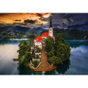 Trefl Puzzle Premium Plus - Photo Odyssey: Bleder See, Slowenien 1000 Teile 68,3x48cm in Schachtel 40x27cm