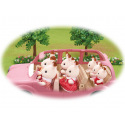 Sylvanian Families 5535 Familienauto rosa Van
