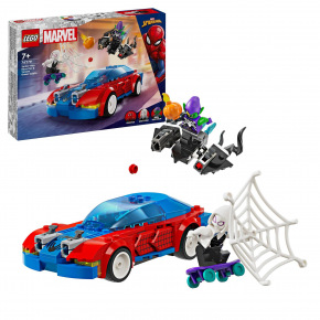 LEGO Marvel 76279 Spider-Manovo pretekárske auto a zelený škriatok Venom