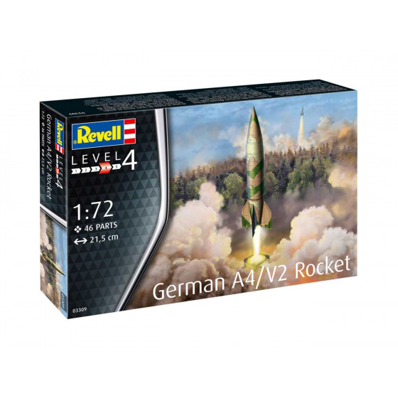 Revell Plastic ModelKit raketa 03309 - Nemecká A4/V2 Raketa (1:72)
