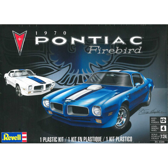 Revell Plastic ModelKit MONOGRAM auto 4489 - 1970 Pontiac Firebird (1:24)