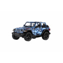 Teddies Auto Kinsmart Jeep Wrangler Camo Edition kov/plast 13cm 3 barvy na zpětné natažení